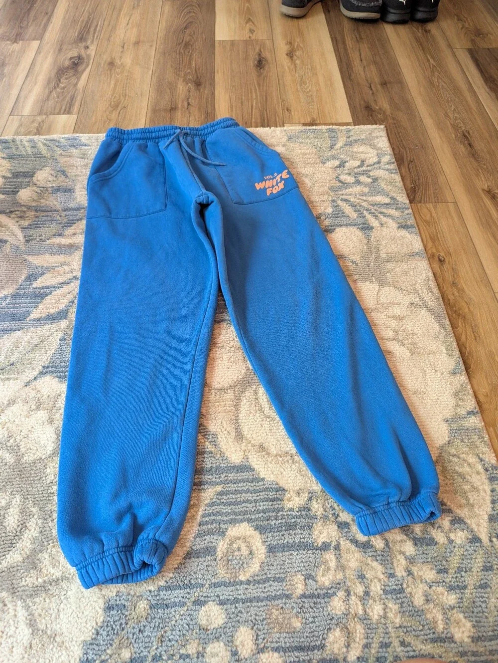 White Fox Blue Joggers